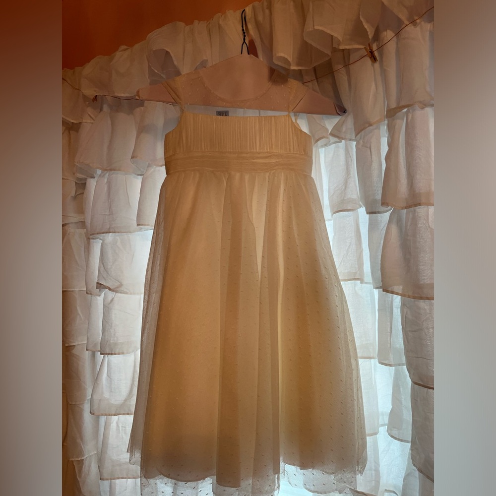 White Flower girl dress